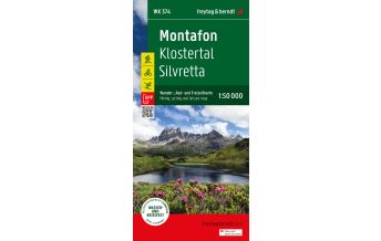 f&b Hiking Maps Montafon, Wander-, Rad- und Freizeitkarte 1:50.000, freytag & berndt, WK 374 Freytag-Berndt und Artaria