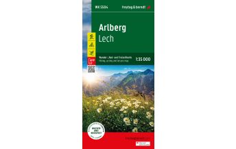 f&b Wanderkarten Arlberg, Wander-, Rad- und Freizeitkarte 1:35.000, freytag & berndt, WK 5504 Freytag-Berndt und Artaria