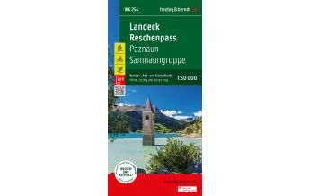 f&b Wanderkarten Landeck - Reschenpass, Wander-, Rad- und Freizeitkarte 1:50.000, freytag & berndt, WK 254 Freytag-Berndt und Artaria