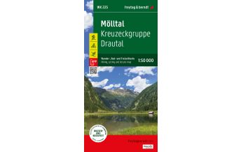 f&b Wanderkarten Mölltal, Wander-, Rad- und Freizeitkarte 1:50.000, freytag & berndt, WK 225 Freytag-Berndt und Artaria