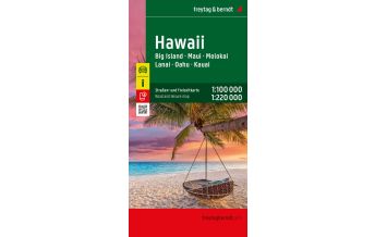 f&b Road Maps Hawaii, Straßen- und Freizeitkarte 1:100.000 / 1:220.000, freytag & berndt Freytag-Berndt und Artaria