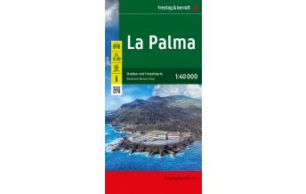 f&b Wanderkarten La Palma, Straßen- und Freizeitkarte 1:40.000, freytag & berndt Freytag-Berndt und Artaria
