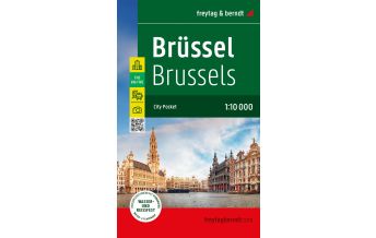 f&b Stadtpläne Brüssel, Stadtplan 1:10.000 Freytag-Berndt und Artaria