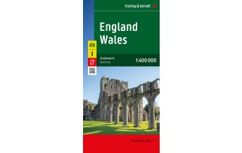 f&b Straßenkarten England - Wales, Autokarte 1:400.000, freytag & berndt Freytag-Berndt und Artaria