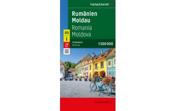 f&b Road Maps Rumänien - Moldawien, Straßenkarte 1:500.000 Freytag-Berndt und Artaria