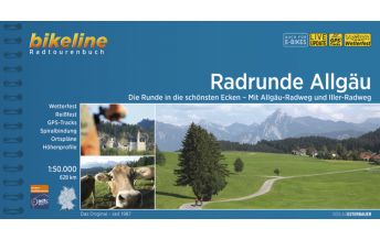 Cycling Guides Bikeline Radtourenbuch RadRunde Allgäu 1:50.000 Verlag Esterbauer GmbH