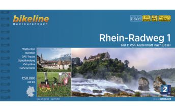 Cycling Guides Bikeline-Radtourenbuch Rhein-Radweg Teil 1, 1:50.000
 Verlag Esterbauer GmbH