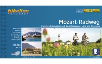 Radführer Bikeline Radtourenbuch Mozart-Radweg 1:50.000 Verlag Esterbauer GmbH