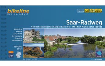 Cycling Guides Bikeline Radtourenbuch Saar-Radweg 1:50.000 Verlag Esterbauer GmbH