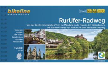 Cycling Guides Bikeline-Radtourenbuch RurUfer-Radweg 1:50.000 Verlag Esterbauer GmbH