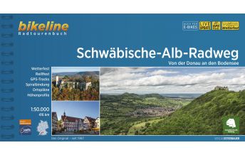 Radführer Bikeline Radtourenbuch Schwäbische Alb-Radweg 1:50.000 Verlag Esterbauer GmbH