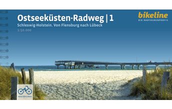 Cycling Guides Bikeline-Radtourenbuch Ostseeküsten-Radweg, Band 1, 1:50.000 Verlag Esterbauer GmbH