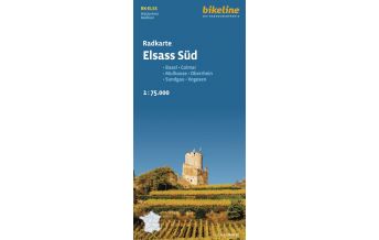 Radkarten Bikeline-Radkarte RK-ELSS, Elsass Süd 1:75.000 Verlag Esterbauer GmbH