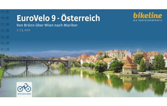 Cycling Guides Bikeline-Radtourenbuch Eurovelo 9 - Österreich, 1:75.000 Verlag Esterbauer GmbH