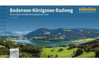 Cycling Guides Bikeline Radtourenbuch Bodensee-Königssee-Radweg 1:50.000 Verlag Esterbauer GmbH