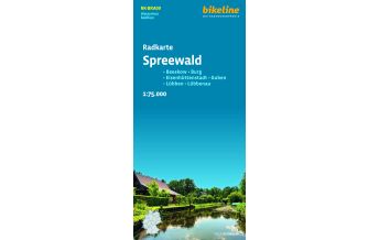 Cycling Maps Bikeline-Radkarte RK-BRA09, Spreewald 1:75.000 Verlag Esterbauer GmbH