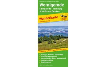 f&b Wanderkarten Wernigerode - Elbingerode, Wanderkarte 1:25.000 Freytag-Berndt und ARTARIA