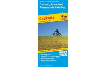 f&b Hiking Maps Friesland - Ammerland - Wesermarsch- Oldenburg, Radkarte 1:100.000 Freytag-Berndt und ARTARIA