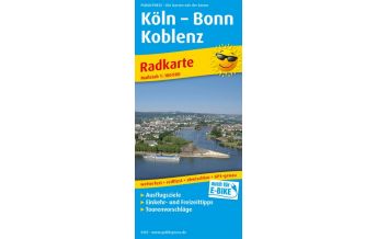 f&b Radkarten Köln - Bonn - Koblenz, Radkarte 1:100.000 Freytag-Berndt und ARTARIA