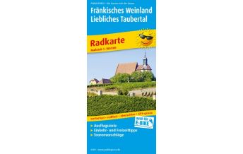 f&b Radkarten Fränkisches Weinland - Liebliches Taubertal, Radkarte 1:100.000 Freytag-Berndt und ARTARIA