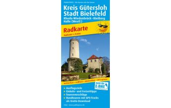 f&b Wanderkarten Kreis Gütersloh - Stadt Bielefeld, Radkarte 1:75.000 Freytag-Berndt und ARTARIA