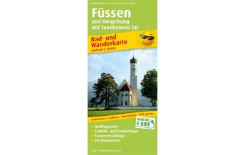 f&b Wanderkarten Füssen und Umgebung, Rad- und Wanderkarte 1:50.000 Freytag-Berndt und ARTARIA