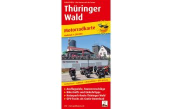 f&b Road Maps Thüringer Wald, Motorradkarte 1:200.000 Freytag-Berndt und ARTARIA