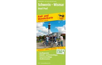 f&b Wanderkarten Schwerin - Wismar, Rad- und Wanderkarte 1:60.000 Freytag-Berndt und ARTARIA