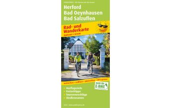 f&b Wanderkarten Herford - Bad Oeynhausen - Bad Salzuflen, Rad- und Wanderkarte 1:50.000 Freytag-Berndt und ARTARIA