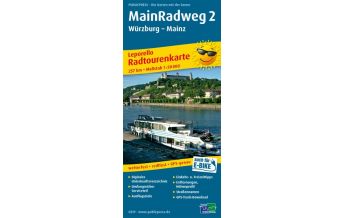 f&b Radkarten MainRadweg 2, Würzburg - Mainz, Radtourenkarte 1:50.000 Freytag-Berndt und ARTARIA