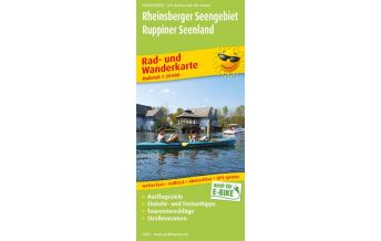 f&b Wanderkarten Rheinsberger Seengebiet - Ruppiner Seenland, Rad- und Wanderkarte  1:50.000 Freytag-Berndt und ARTARIA