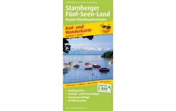 f&b Hiking Maps Rad- und Wanderkarte 0341, Starnberger Fünf-Seen-Land 1:50.000 Freytag-Berndt und ARTARIA