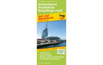 f&b Wanderkarten Bremerhaven - Nordenham - Butjadinger Land, Rad- und Wanderkarte 1:50.000 Freytag-Berndt und ARTARIA