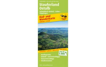 f&b Wanderkarten Stauferland - Ostalb, Rad- und Wanderkarte 1:50.000 Freytag-Berndt und ARTARIA