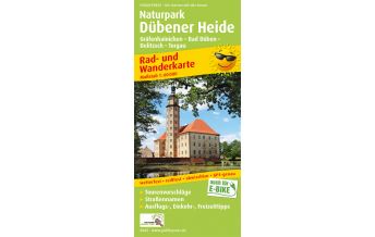 f&b Wanderkarten Naturpark Dübener Heide, Rad- und Wanderkarte 1:60.000 Freytag-Berndt und ARTARIA