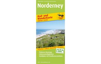 f&b Wanderkarten Norderney, Rad- und Wanderkarte 1:20.000 Freytag-Berndt und ARTARIA