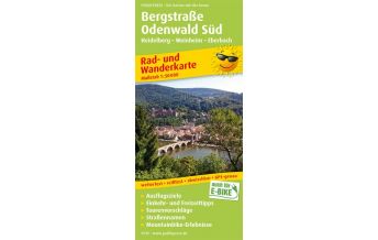 f&b Hiking Maps Bergstraße - Odenwald Süd, Rad- und Wanderkarte 1:50.000 Freytag-Berndt und ARTARIA