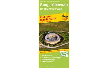 f&b Wanderkarten Burg, Lübbenau im Oberspreewald, Rad- und Wanderkarte 1:25.000 Freytag-Berndt und ARTARIA
