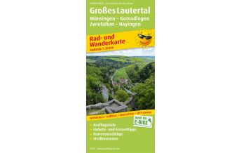 f&b Wanderkarten Großes Lautertal, Rad- und Wanderkarte 1:35.000 Freytag-Berndt und ARTARIA