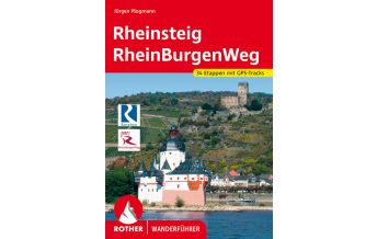 Long Distance Hiking Rother Wanderführer Rheinsteig & RheinBurgenWeg Bergverlag Rother