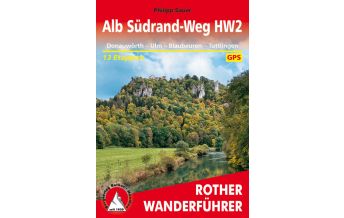 Long Distance Hiking Rother Wanderführer Alb Südrand-Weg HW2 Bergverlag Rother