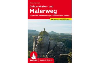 Long Distance Hiking Rother Wanderführer Malerweg und Dichter-Musiker-Maler-Weg Bergverlag Rother