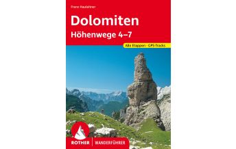 Long Distance Hiking Dolomiten Höhenwege 4-7 Bergverlag Rother
