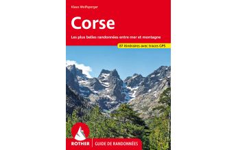 Wanderführer Rother guide de randonnées Corse Bergverlag Rother