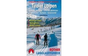 Cross-country Skiing / Sledding Rother Langlaufführer Tiroler Loipen Bergverlag Rother