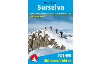 Skitourenführer Schweiz Rother Skitourenführer Surselva Bergverlag Rother