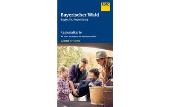 Straßenkarten ADAC Regionalkarte Blatt 13 Bayerischer Wald, Bayreuth, Regensburg 1:150 000 ADAC Verlag