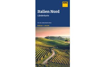 Road Maps ADAC Länderkarte Italien Nord 1:500.000 ADAC Verlag