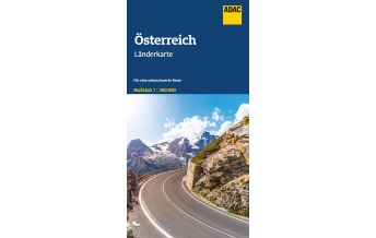 Road Maps ADAC Länderkarte Österreich 1:300.000 ADAC Verlag