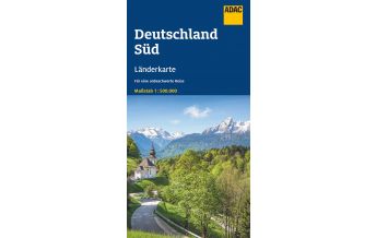 Road Maps ADAC Länderkarte Deutschland Süd 1:500 000 ADAC Verlag
